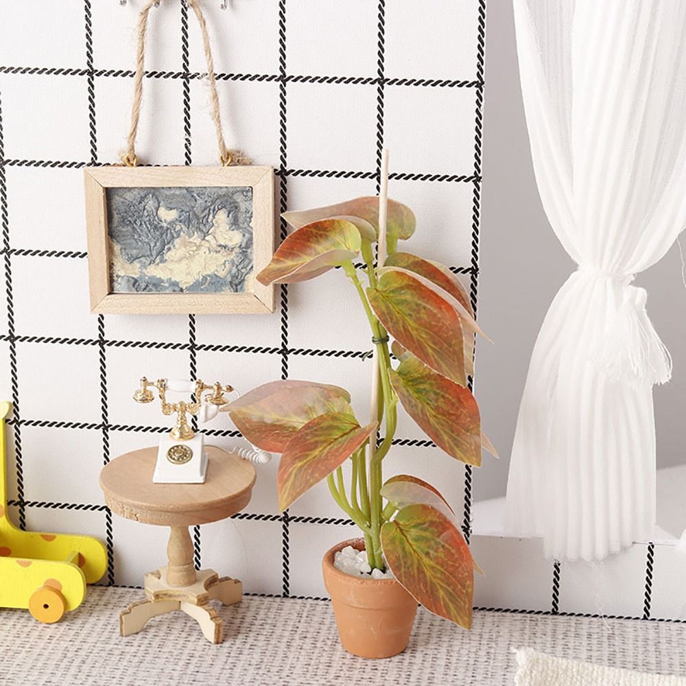 Bonsai Garden Photos - 크리에이티브 1:12 인형의 집 식물 분재