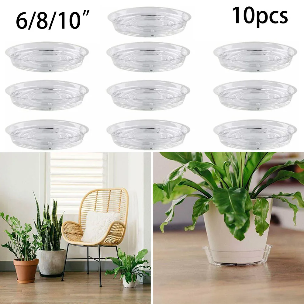 Drip Tray Saucer - 10pcs 정원 식물 접시 드립 트레이
