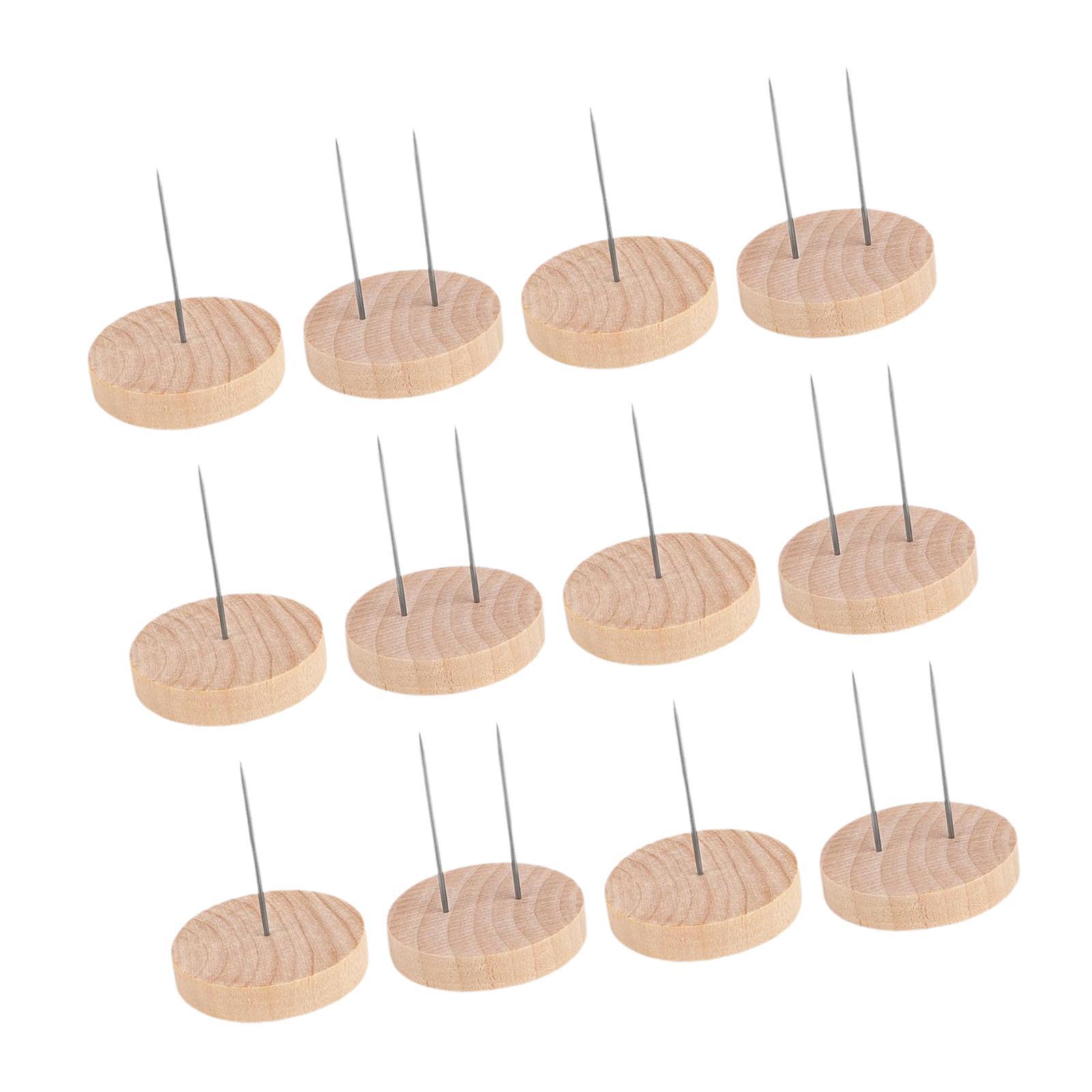 Display Stand Wood - 12개입 크로셰 인형 스탠드 수납 랙