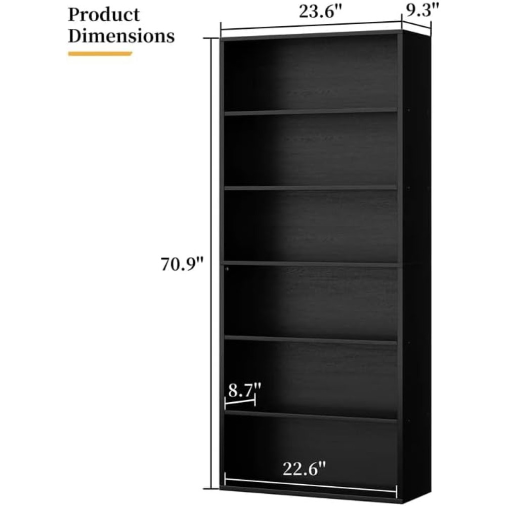 6단 오픈형 책장, 70.6인치 높이의 디스플레이 선반 - Display Stand Wood 리뷰 및 가격