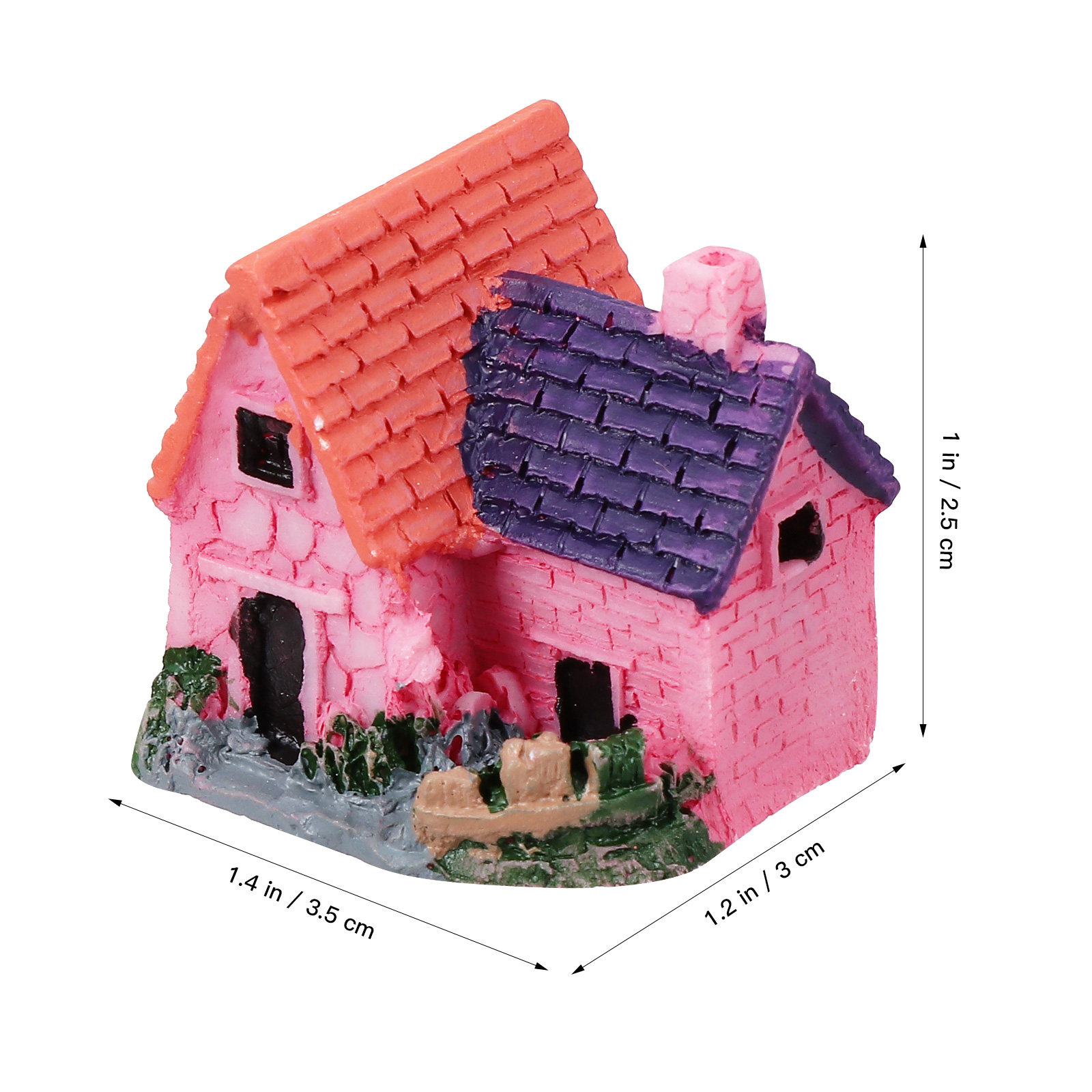 10개입, 다채로운 색상의 미니어처 하우스 장식, 작은 - Bonsai Garden House 리뷰 및 가격