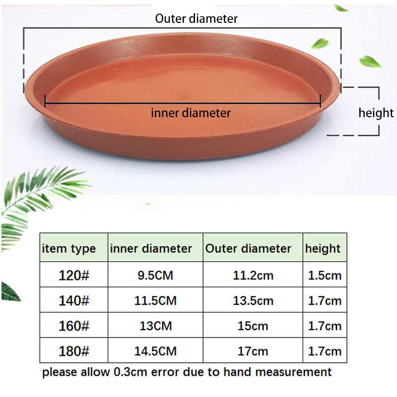 10pcs 플라스틱 꽃 냄비 트레이 기본 식물 접시 라 - Drip Tray Saucer 리뷰 및 가격