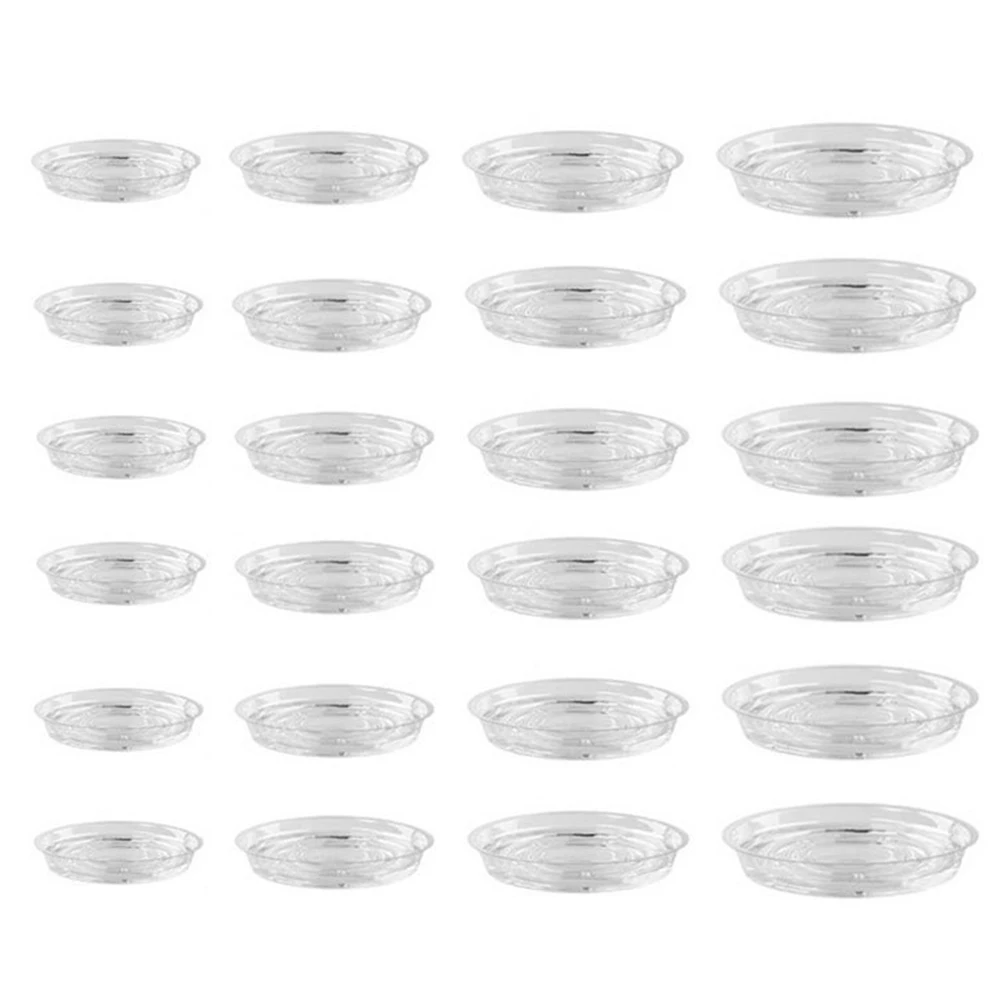 10/24pcs 플라스틱 식물 접시 6/8/10/12  - Drip Tray Saucer 리뷰 및 가격