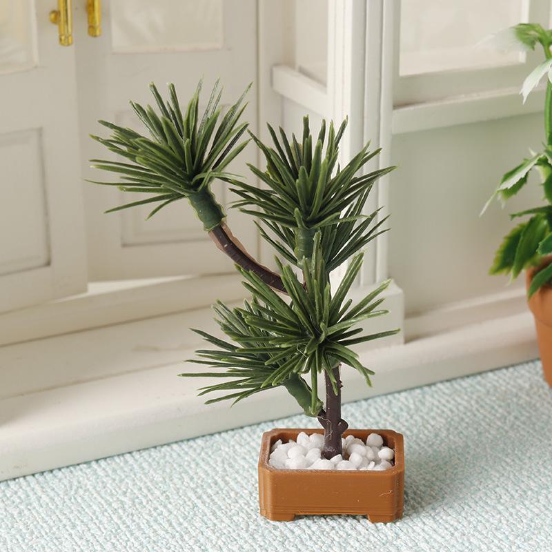 1Pcs 1/12 인형 집 시뮬레이션 소나무 녹색 식물 - Landscape Bonsai Garden 리뷰 및 가격