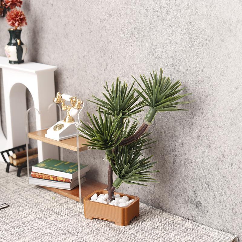 1Pcs 1/12 인형 집 시뮬레이션 소나무 녹색 식물 - Landscape Bonsai Garden 리뷰 및 가격