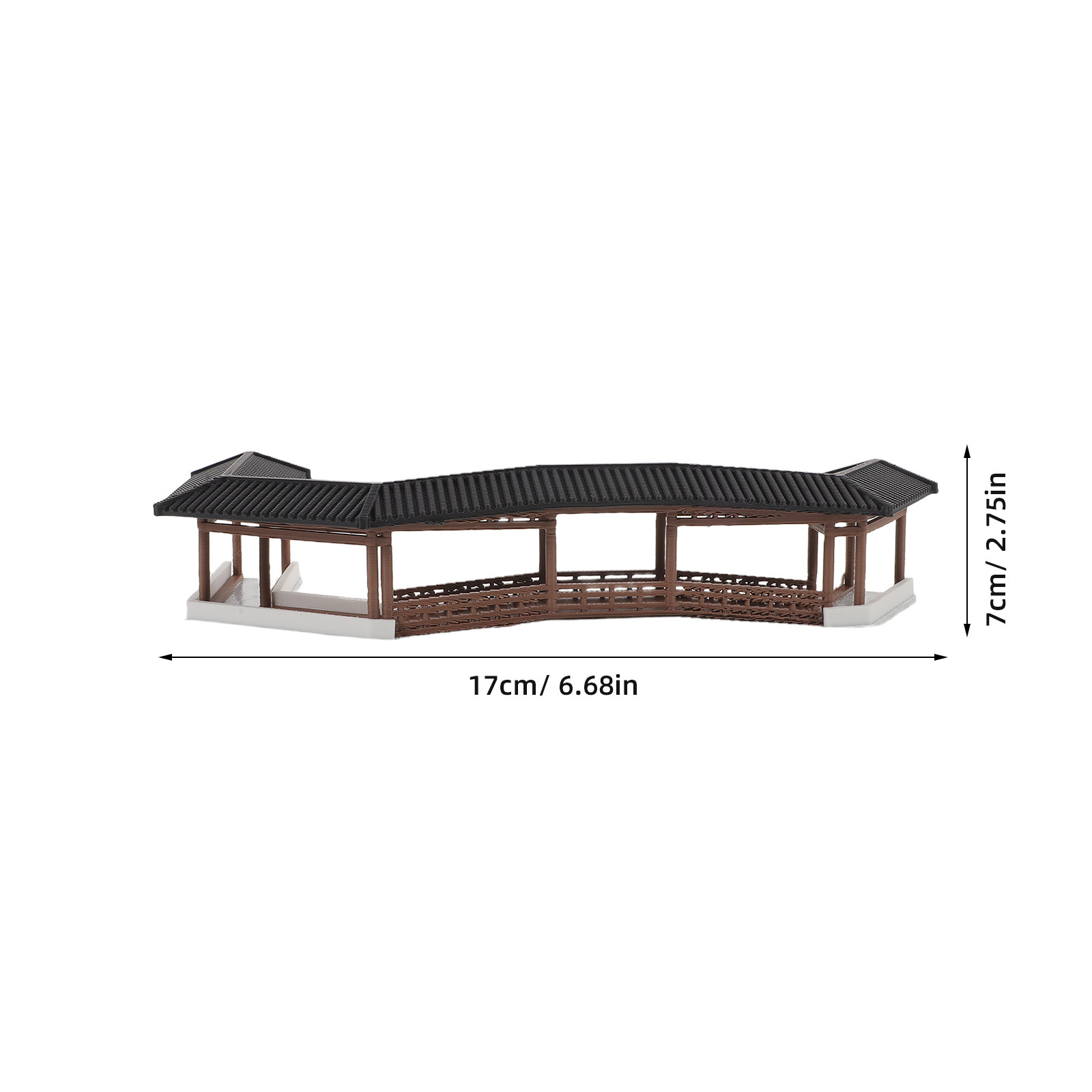 고풍스러운 스타일의 미니어처 다리, 플라스틱 소재의 미 - Bonsai Garden House 리뷰 및 가격