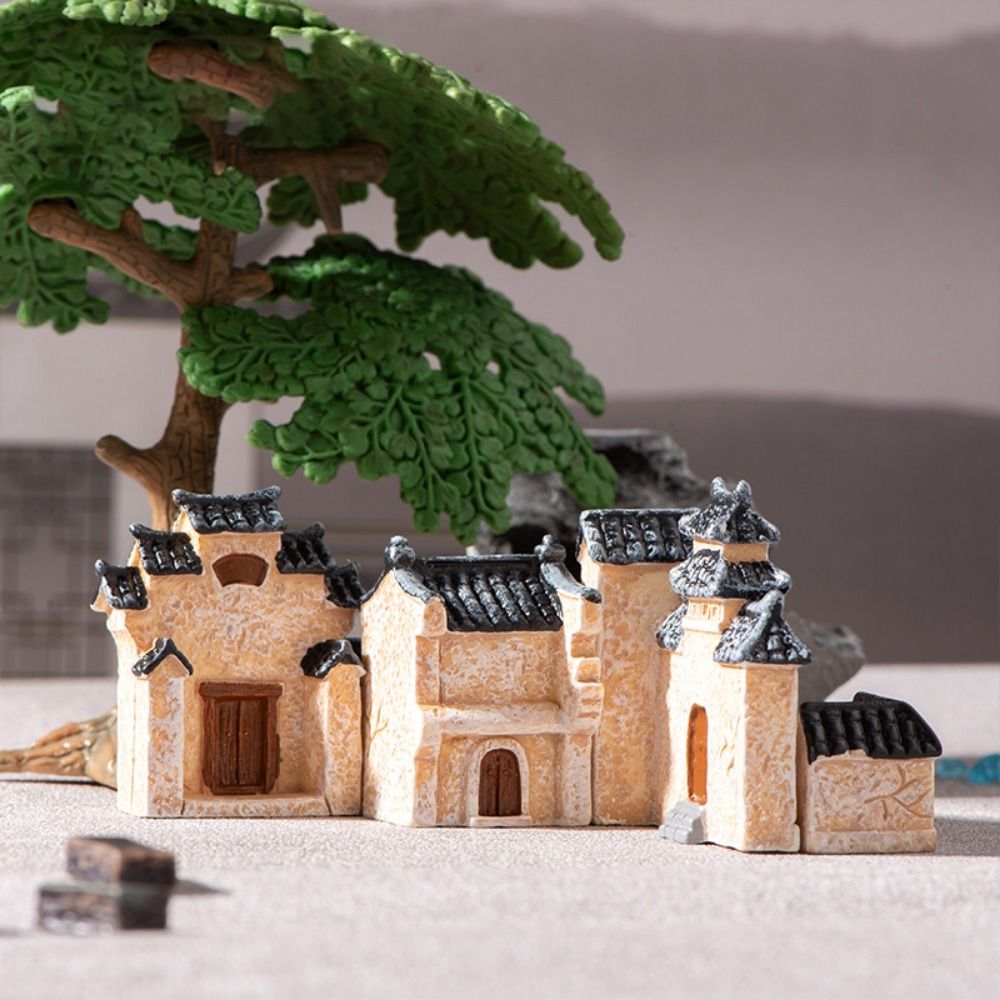 창의적인 장식용 미니 레진 하우스 중국풍 레진 미니 고 - Bonsai Garden House 리뷰 및 가격