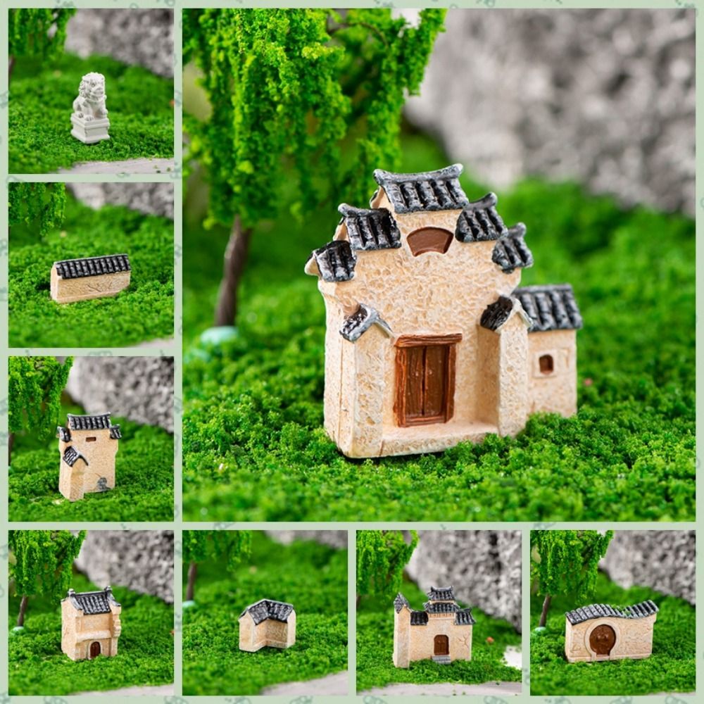 창의적인 장식용 미니 레진 하우스 중국풍 레진 미니 고 - Bonsai Garden House 리뷰 및 가격