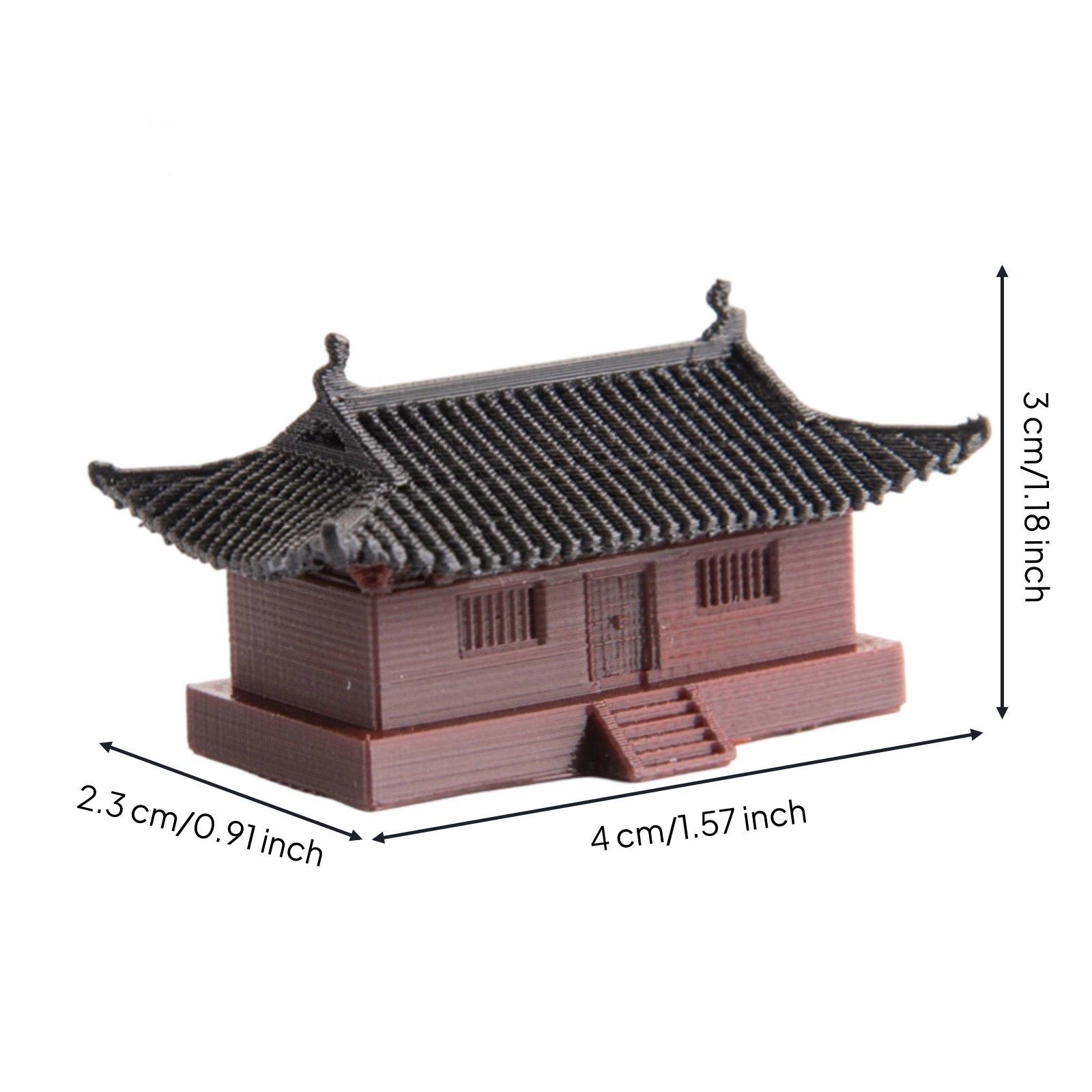 수공예로 제작된 레진 소재의 집 모형 장식품으로, 분재 - Bonsai Garden House 리뷰 및 가격