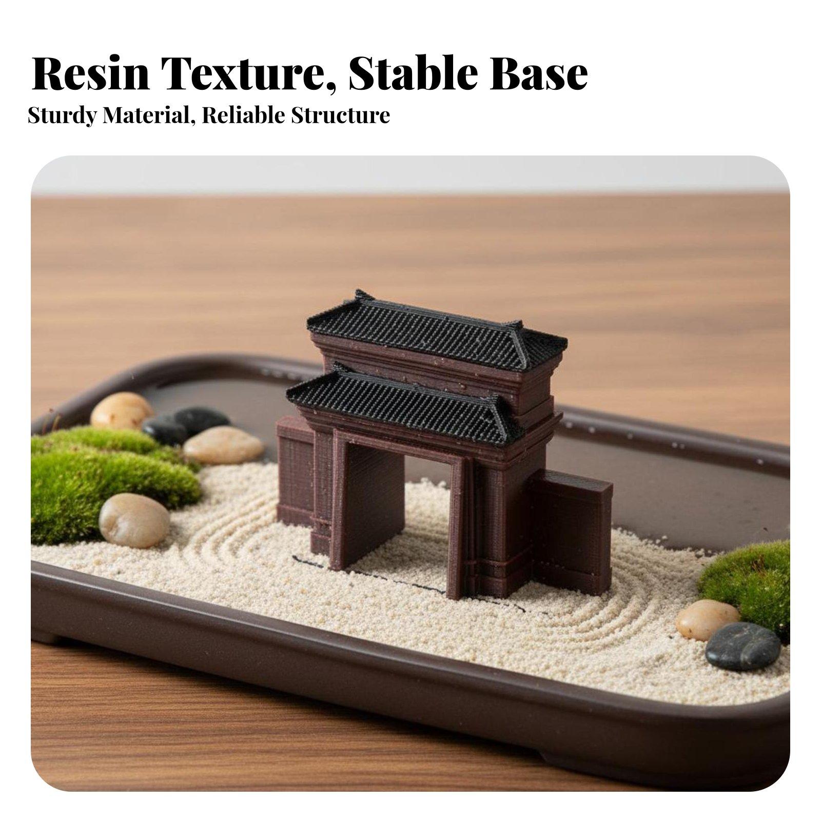 수공예로 제작된 레진 소재의 집 모형 장식품으로, 분재 - Bonsai Garden House 리뷰 및 가격