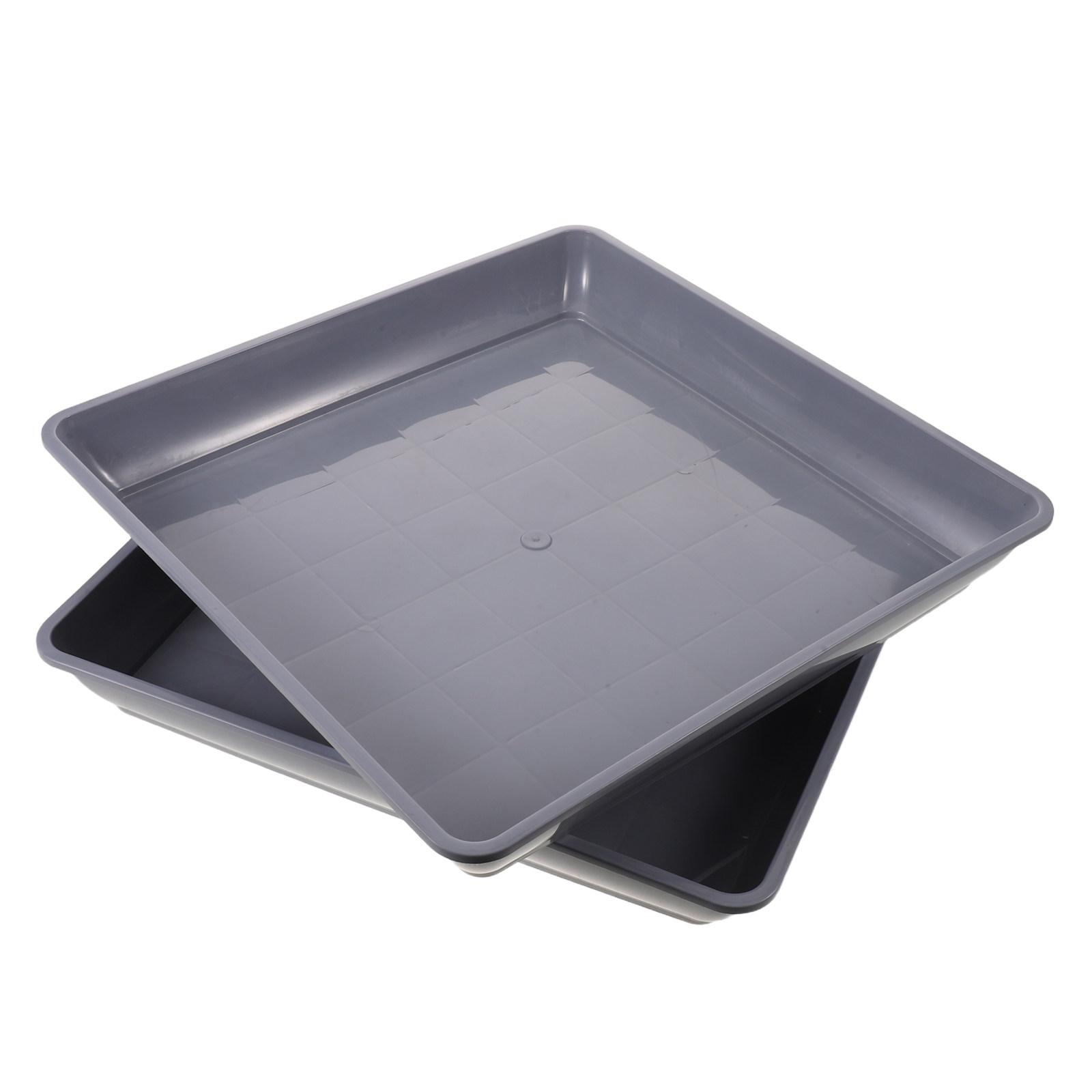 2개 세트의 사각형 플라스틱 화분 받침, 두꺼운 받침판 - Drip Tray Saucer 리뷰 및 가격